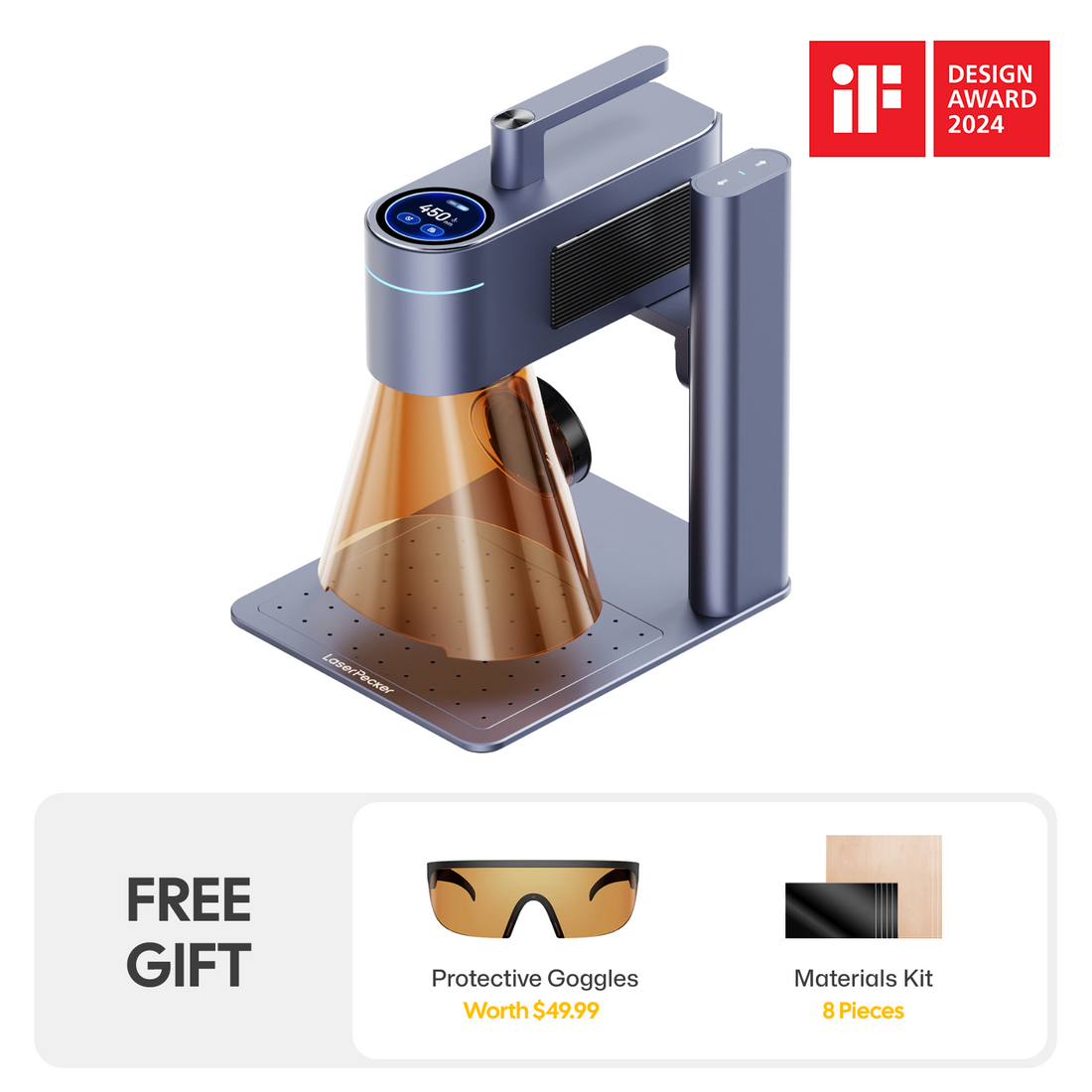 LaserPecker LP4 dual-laser engraver standard bundle for buyer comparison