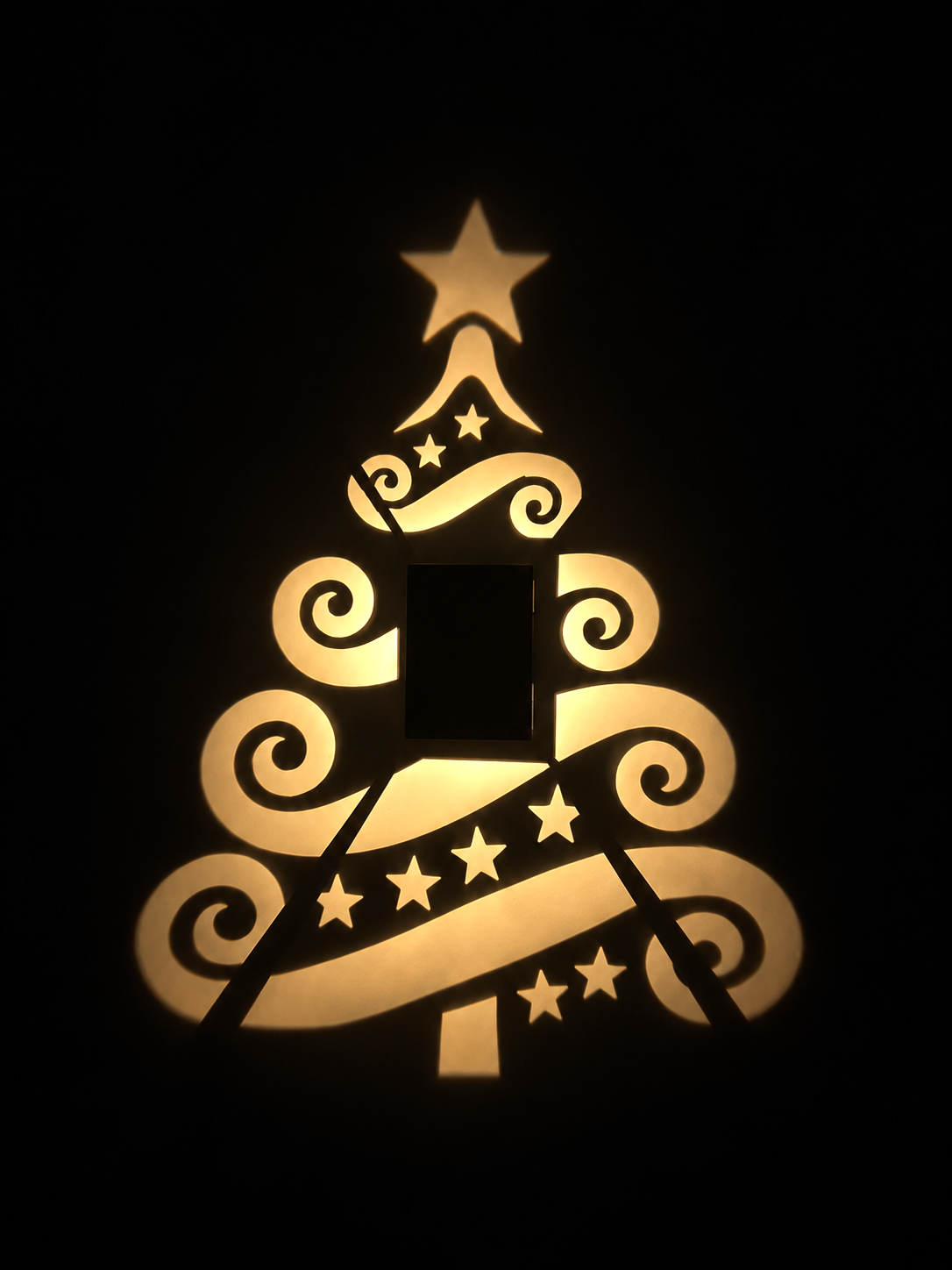 DIYSOSO FRAME LIGHTS Christmas Village — christmas-tree-projection