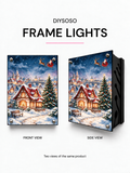 DIYSOSO FRAME LIGHTS Christmas Village — christmas-village-front-side